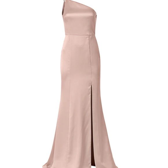 Amsale Kaia Bridesmaid Dress Rose Quartz Size 2 - Picture 2 of 8